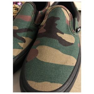 New! Camo Vans! Perfect for all seasons!